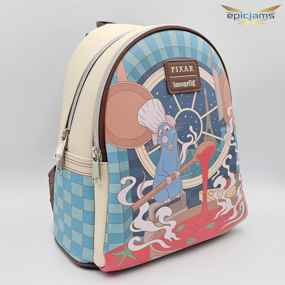 Loungefly Disney Pixar Ratatouille Remy Soup Mini Backpack - Picture 2 of 5